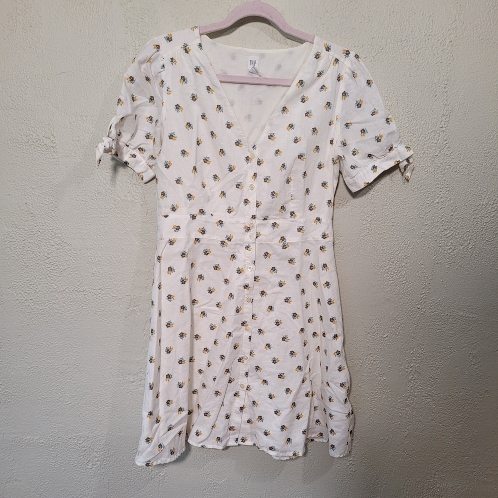 GAP Ivory Textured Dress